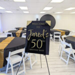 Acrylic / Black Acrylic Welcome Sign